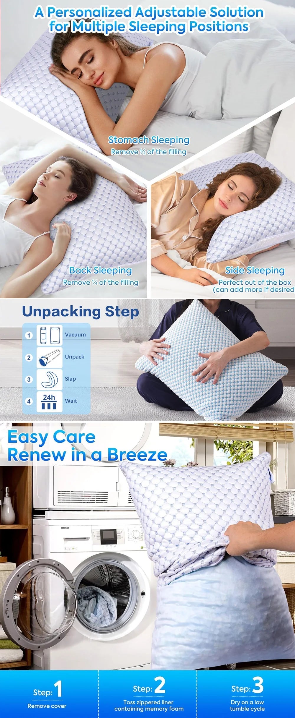 LunaChill™ – Cooling Gel Pillow