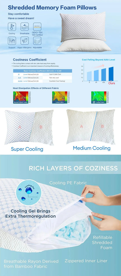 LunaChill™ – Cooling Gel Pillow
